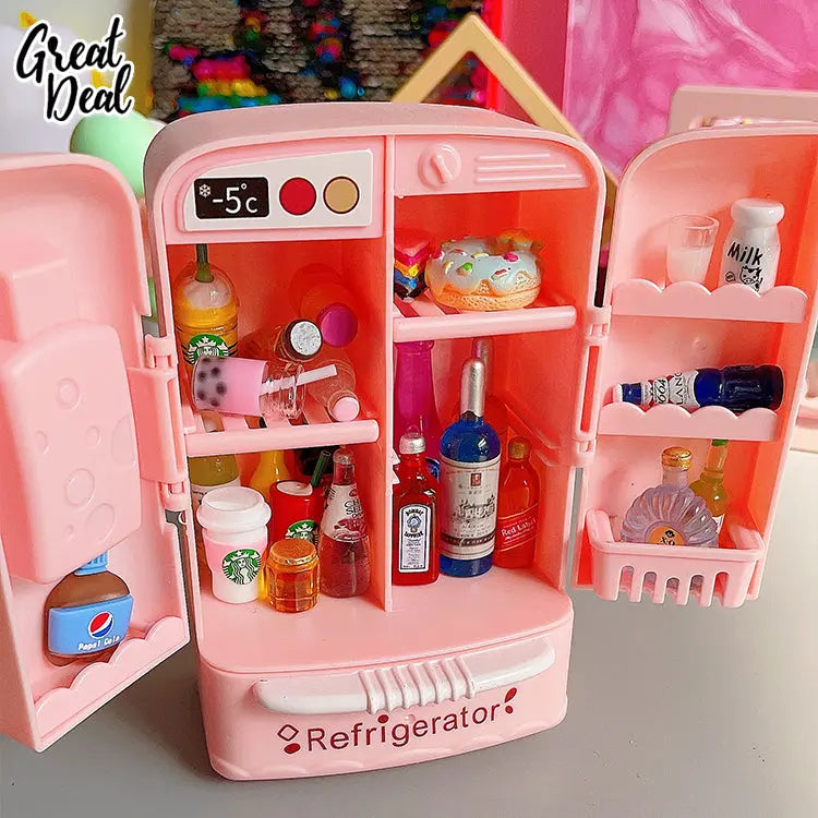 Mini Refrigerator Micro-landchafts Dollhouse littleB_s_miniworld