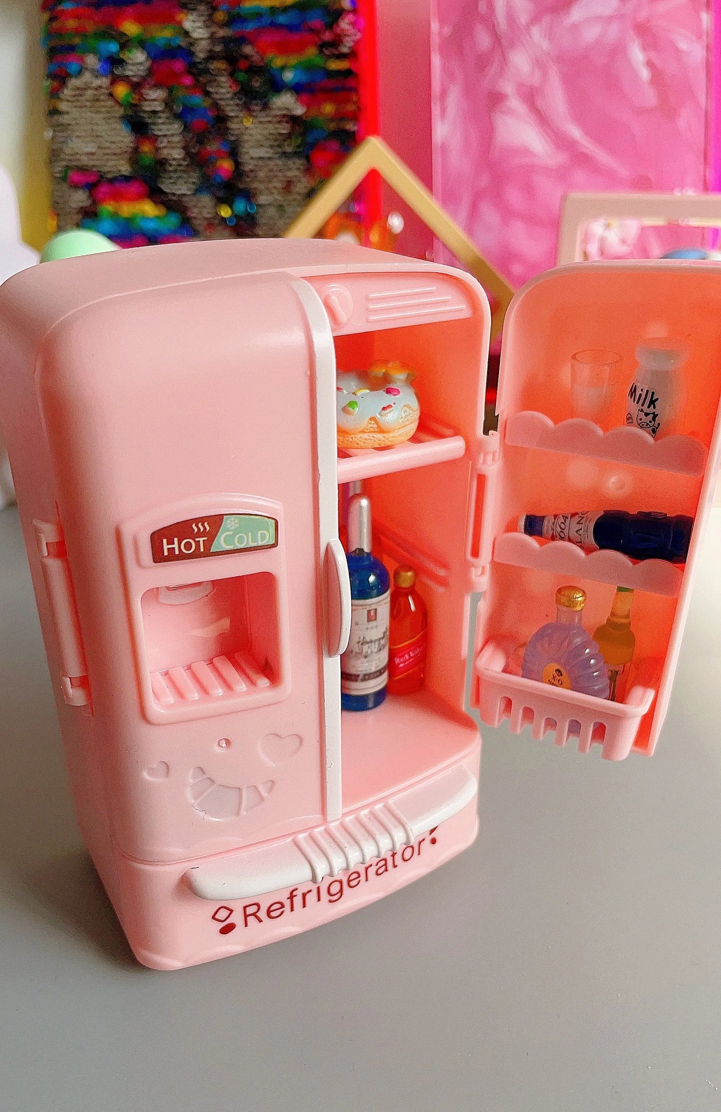 Mini Refrigerator Micro-landchafts Dollhouse littleB_s_miniworld