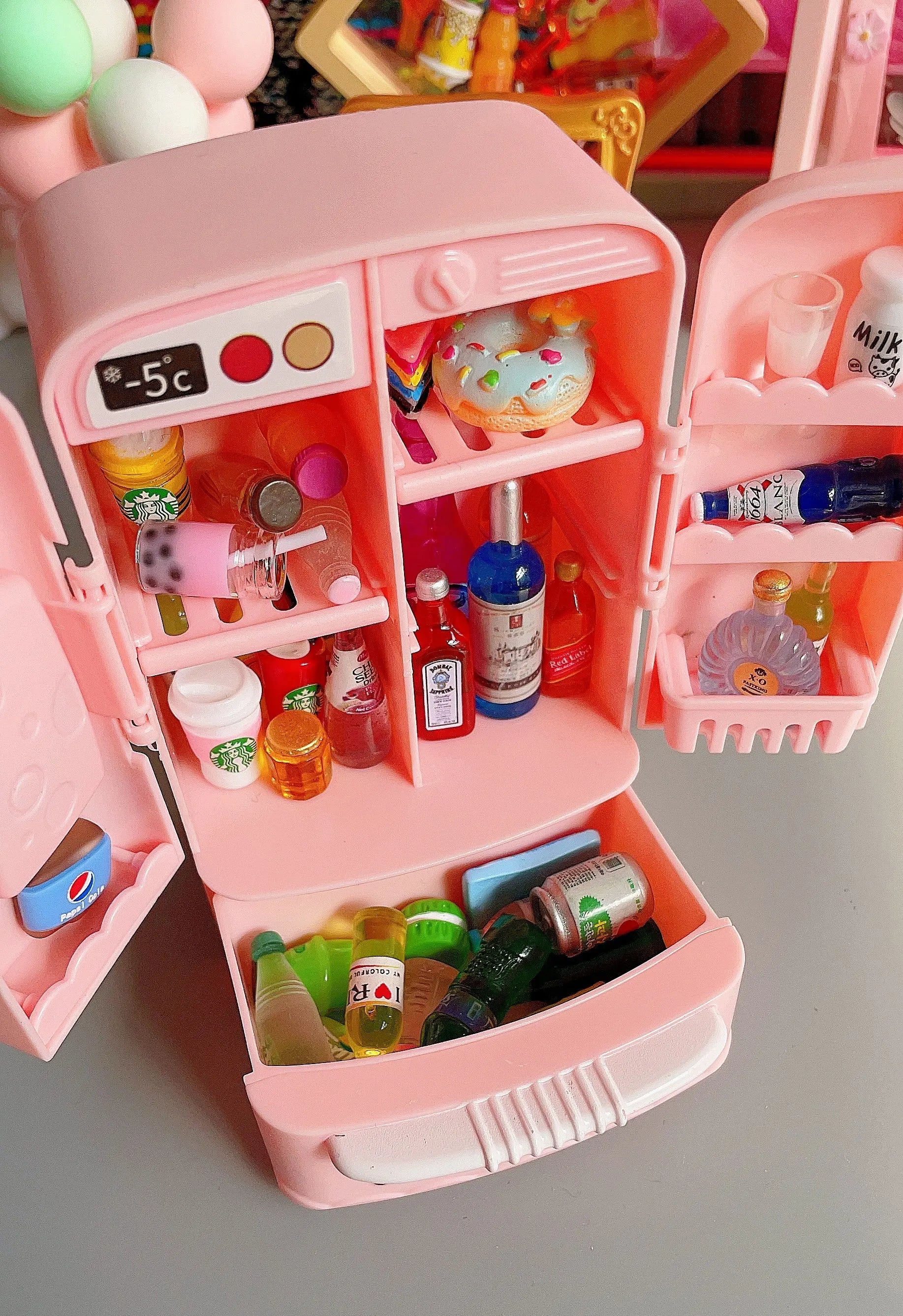 Mini Refrigerator Micro-landchafts Dollhouse littleB_s_miniworld