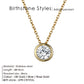 Birthstone Necklace Pendant Dainty Necklace for Women