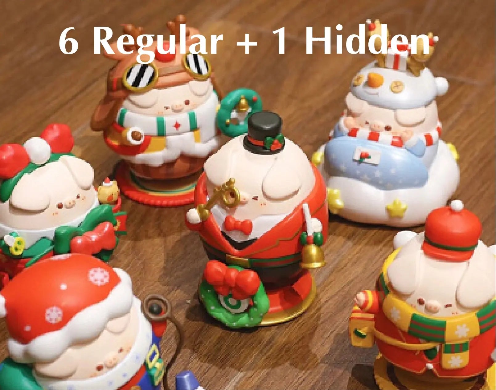 Piko Pig Merry Christmas Company Blind Box Doll littleB_s_miniworld